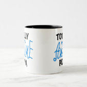 Total fantastische Pappa-T-Shirts und Geschenke Zweifarbige Tasse (Mittel)