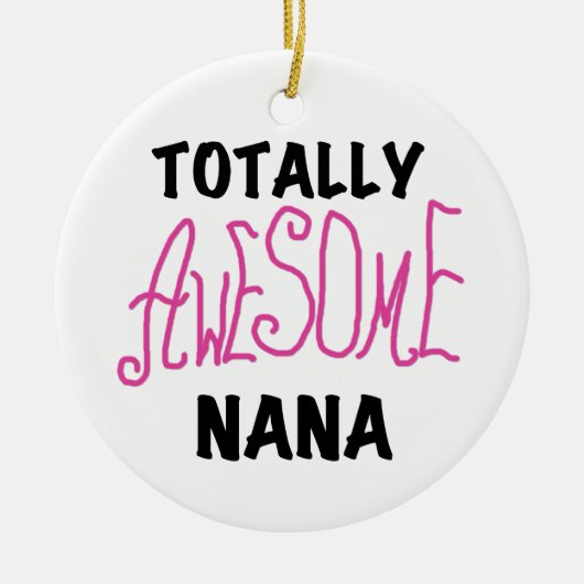 Total fantastische rosa T-Shirts und Geschenke Keramikornament (Vorne)