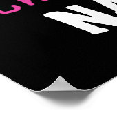 Total fantastische rosa T-Shirts und Geschenke Nan Poster (Ecke)
