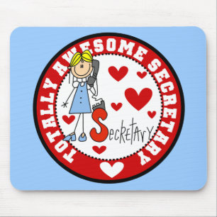 Total fantastischer Sekretär Mousepad