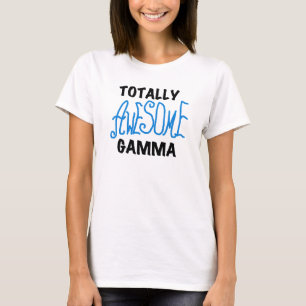 Total fantastisches Gamma-blaue T-Shirts und