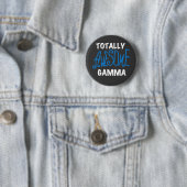 Total fantastisches Gamma-blaue T-Shirts und Button (Beispiel)