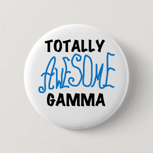 Total fantastisches Gamma-blaue T-Shirts und Button