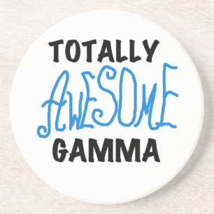 Total fantastisches Gamma-blaue T-Shirts und Getränkeuntersetzer