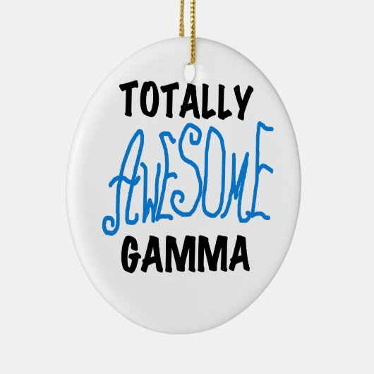 Total fantastisches Gamma-blaue T-Shirts und Keramik Ornament (Rechts)