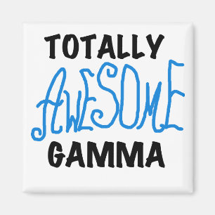 Total fantastisches Gamma-blaue T-Shirts und Magnet