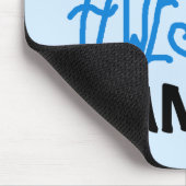 Total fantastisches Gamma-blaue T-Shirts und Mousepad (Ecke)