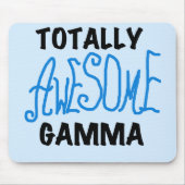 Total fantastisches Gamma-blaue T-Shirts und Mousepad (Vorne)