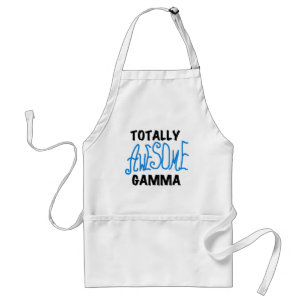 Total fantastisches Gamma-blaue T-Shirts und Schürze