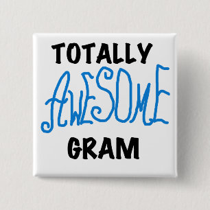 Total fantastisches Gramm-blaue T-Shirts und Button