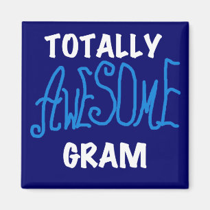 Total fantastisches Gramm-blaue T-Shirts und Magnet