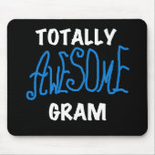 Total fantastisches Gramm-blaue T-Shirts und Mousepad (Vorne)