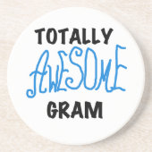 Total fantastisches Gramm-blaue T-Shirts und Sandstein Untersetzer (Vorne)