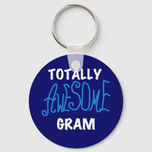 Total fantastisches Gramm-blaue T-Shirts und Schlüsselanhänger