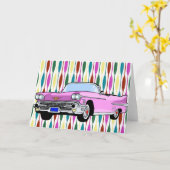 Total Fünfzigerjahre Karte (Gelbe Blume)