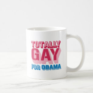 Total gay für Obama -.png Kaffeetasse
