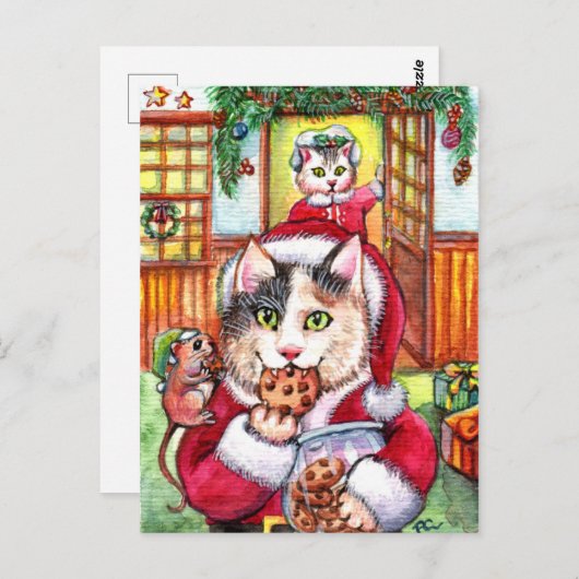 total geplündert postkarte (Vorne/Hinten)