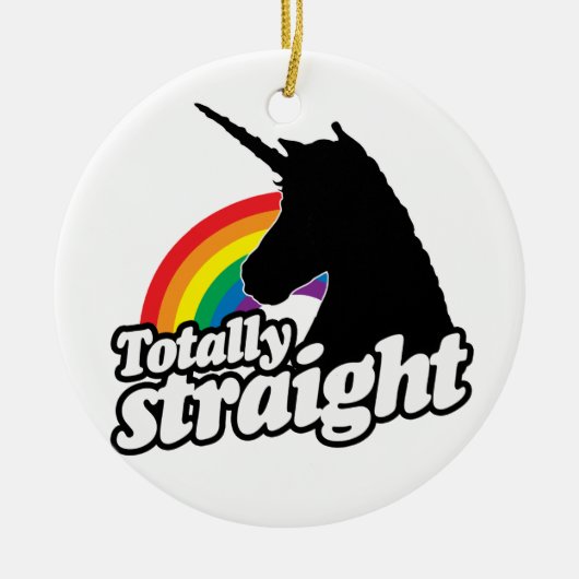 TOTAL GERADES EINHORN - .PNG KERAMIKORNAMENT (Vorne)