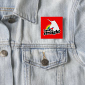 TOTAL GERADES EINHORN - WEISS - .PNG BUTTON (Beispiel)