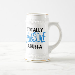 Total großartige Abuela Blue T-Shirts und Geschenk Bierglas