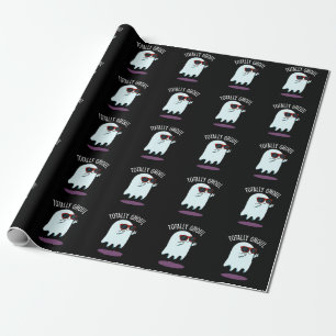 Total gruseliger lustiger Geist Pun Dark BG Geschenkpapier