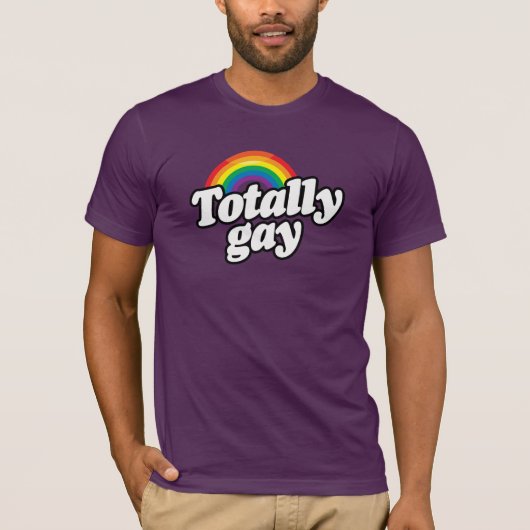 TOTAL HOMOSEXUELLER REGENBOGEN - .PNG T-Shirt (Vorderseite)