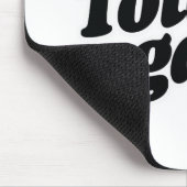 TOTAL HOMOSEXUELLER REGENBOGEN - WEISS - .PNG MOUSEPAD (Ecke)