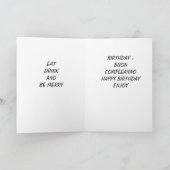 "TOTAL ITALIENISCHE GEBURTSTAGGREETINGS" KARTE (Innenseite)