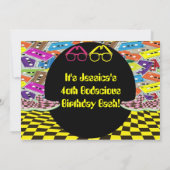 Total Jahr-80er Geburtstags-Einladungen Einladung (Rückseite)