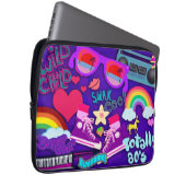 Total Jahr-lila Collage Laptopschutzhülle (Vorne Rechts)