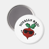 Total Krass Funny Veggie Radish Pun Magnet (Vorderseite/Rückseite)