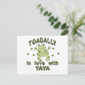 TOTAL Liebe YaYa Frog Postkarte (Stehend Vorderseite)