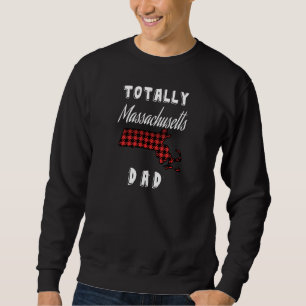 TOTAL MASSACHUSETTS VATER Buffalo Karierter T - Sh Sweatshirt