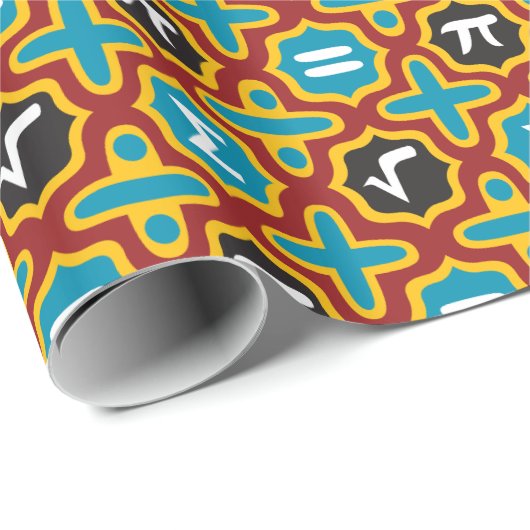 Total Mathe-Geschenk-Verpackung! Geschenkpapier (Rolleneckpunkt)