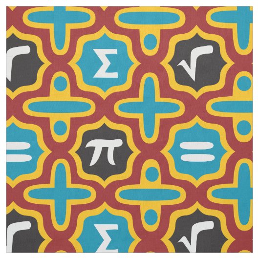 Total Mathegewebe Stoff (Muster)