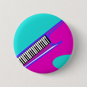 Total Neon 80er Keytar Button