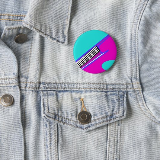 Total Neonachtziger jahre Keytar Button (Beispiel)