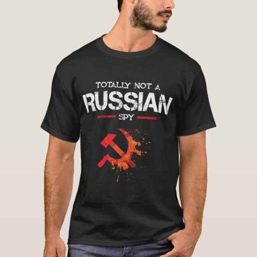 Total nicht ein russischer Spion T-Shirt (Vorderseite)