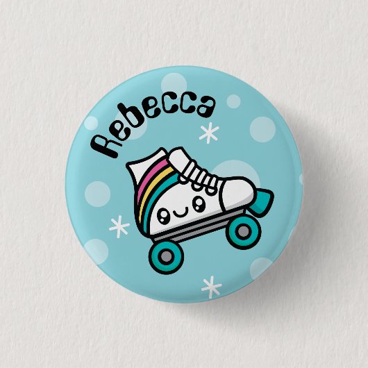 Total niedlicher Gekritzelknopf Button (Vorderseite)