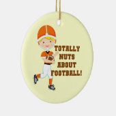 Total Nuts über Fußball Keramik Ornament (Rechts)