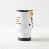 Total Nuts über Fußball Reisebecher (Mittel)