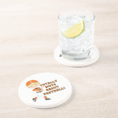 Total Nuts über Fußball Sandstein Untersetzer (Seite)