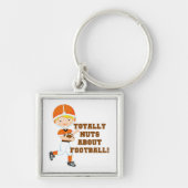 Total Nuts über Fußball Schlüsselanhänger (Vorne)