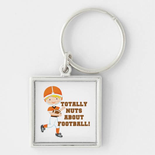 Total Nuts über Fußball Schlüsselanhänger (Vorne)