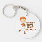 Total Nuts über Fußball Schlüsselanhänger (Vorderseite)