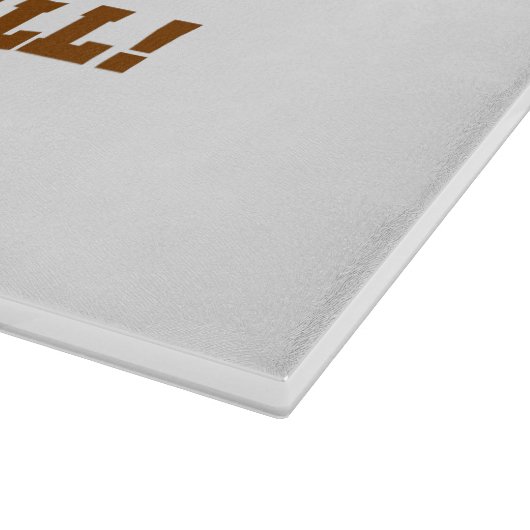 Total Nuts über Fußball Schneidebrett (Ecke)