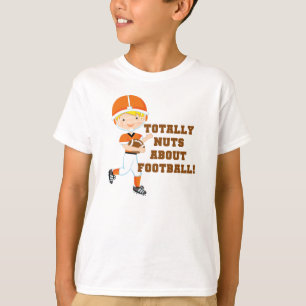 Total Nuts über Fußball T-Shirt