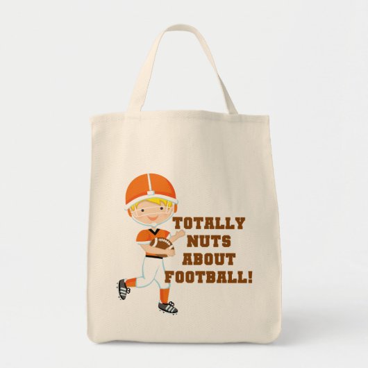 Total Nuts über Fußball Tragetasche (Vorne)