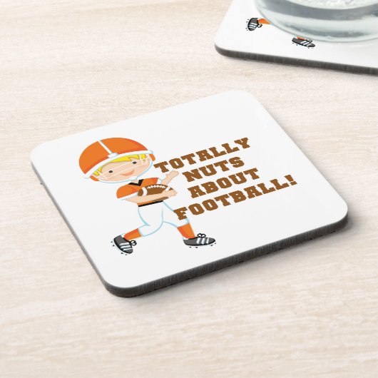 Total Nuts über Fußball Untersetzer (Linke Seite)