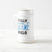 Total Phantastisch Abuelo Tshirts und Geschenke Bierglas (Vorderseite Links)